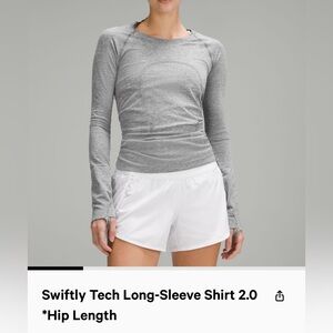 Lululemon swiftly hip length gently used great quality